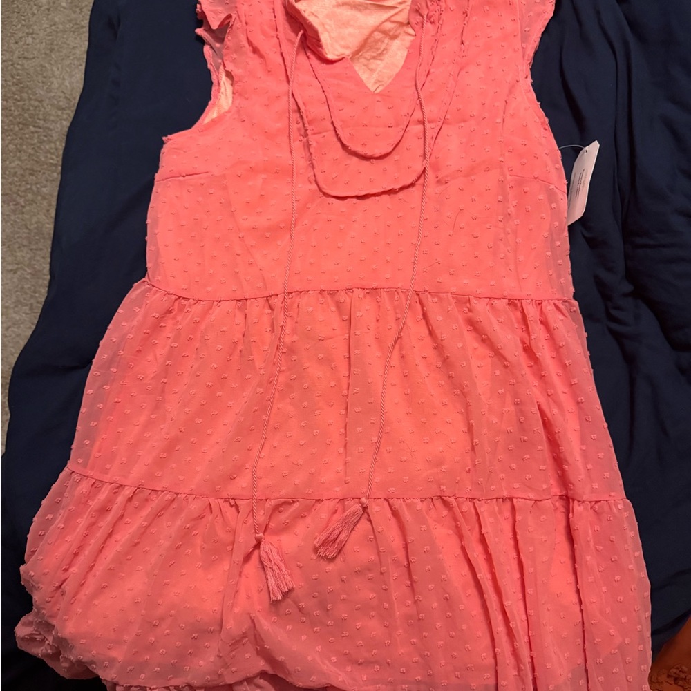 Pink Sleeveless Womens Boutique Dress